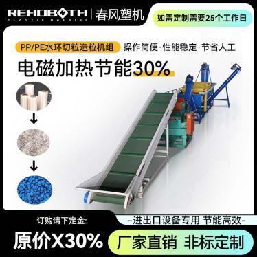 PP/PE crushing and cleaning line