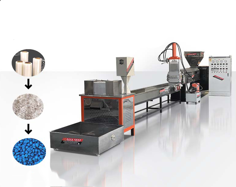 PPPE sheet material single machine granulation unit