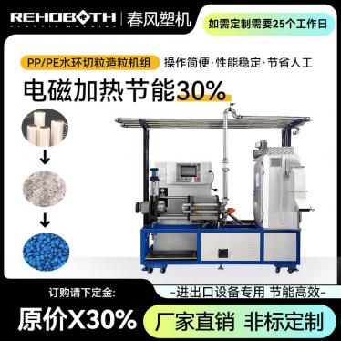 High yield underwater granulator