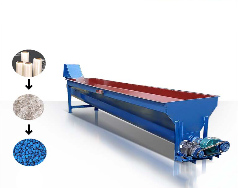 High yield pet rinsing machine