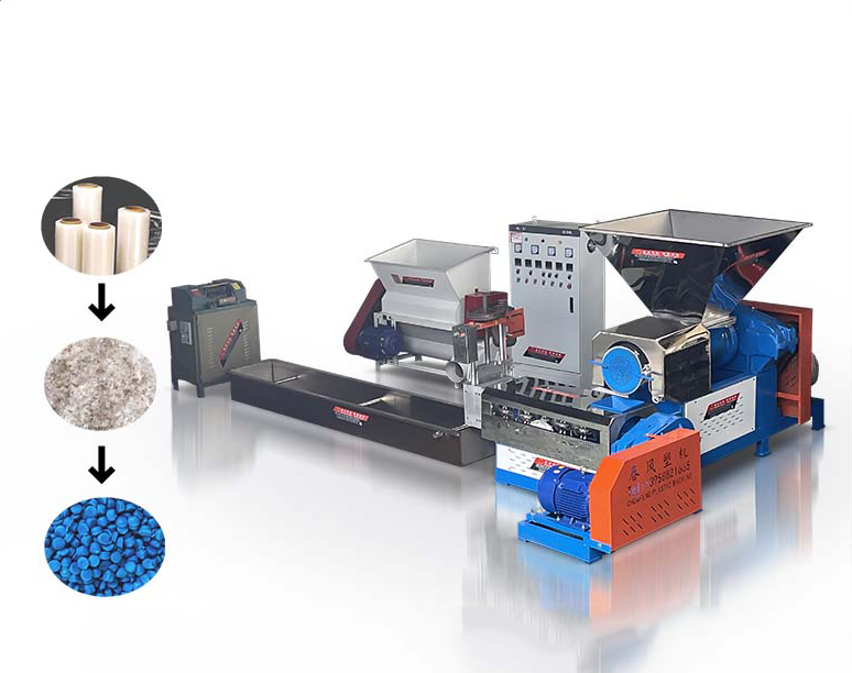 Foam two-stage high-yield granulation unit