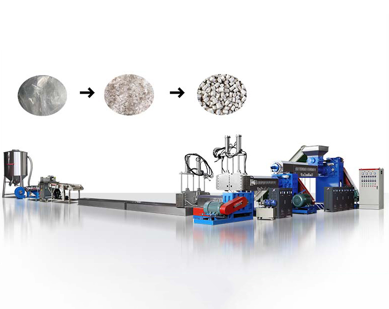 PP PE third stage high yield granulation unit